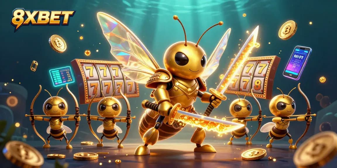 Engage in thrilling gameplay with 8XBET in an exciting 3D casino undersea adventure.