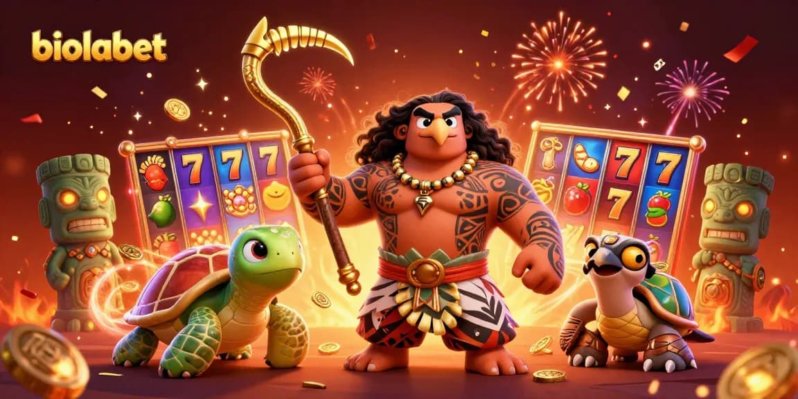 Rasakan sensasi biolabet dengan gulungan slot yang berwarna-warni dan seorang demigod mitos yang menangkap aksi.