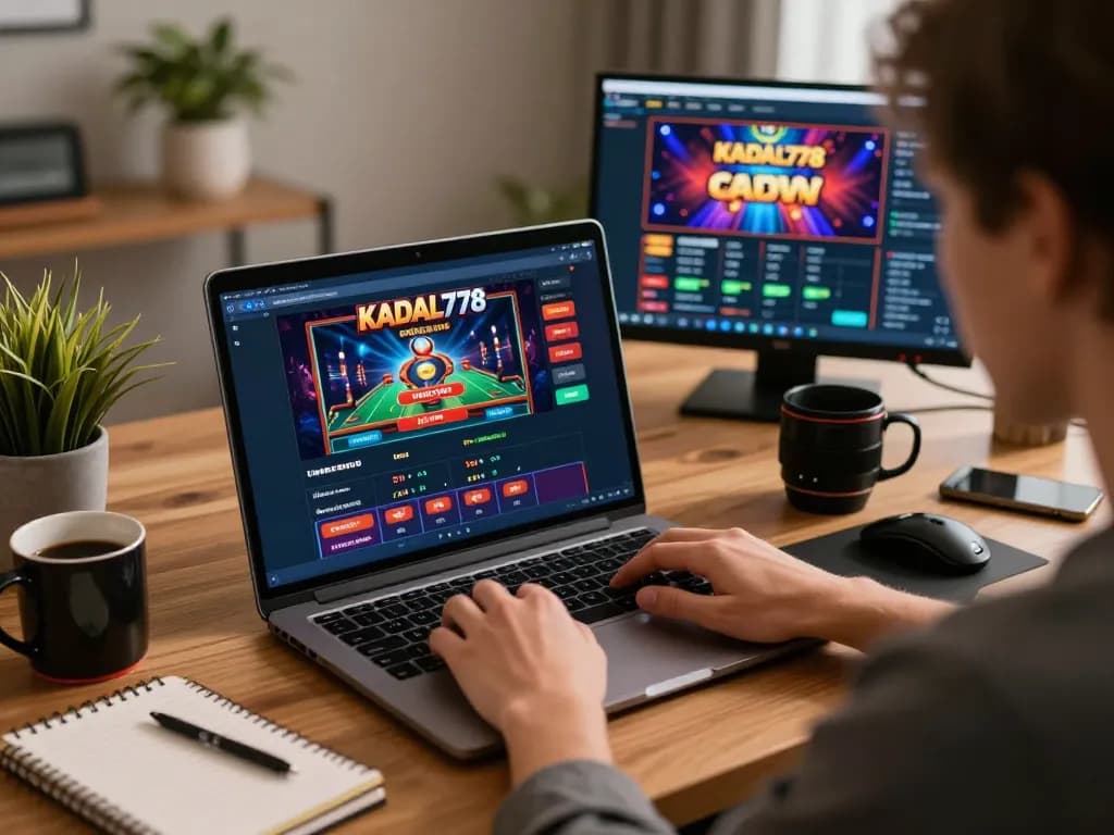 KADAL778 offers engaging online gaming options, showcasing a player focused on winning strategies from home.