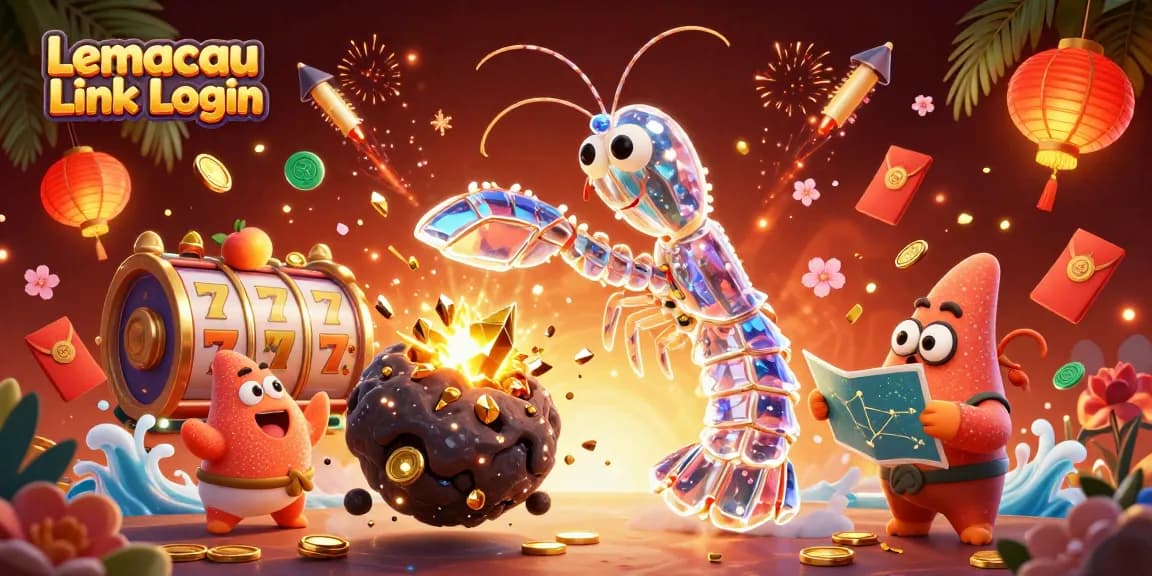 Experience the excitement of Lemacau Link Login with a 3D galactic samurai winning big on slot machines!