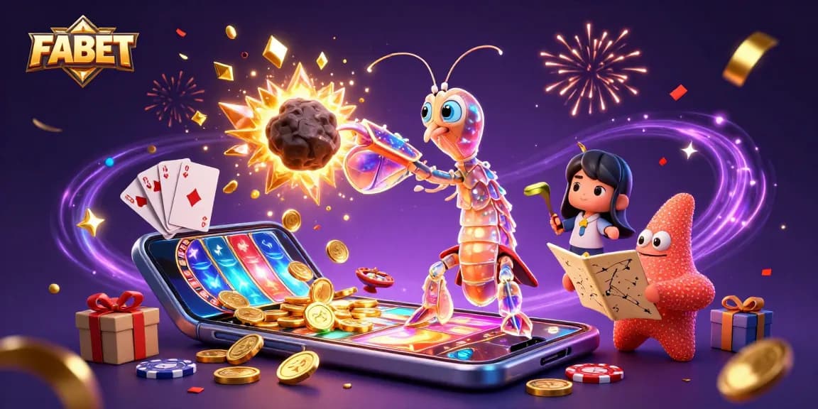 Experience FABET's thrilling casino adventure with a galactic samurai and cosmic gaming elements.