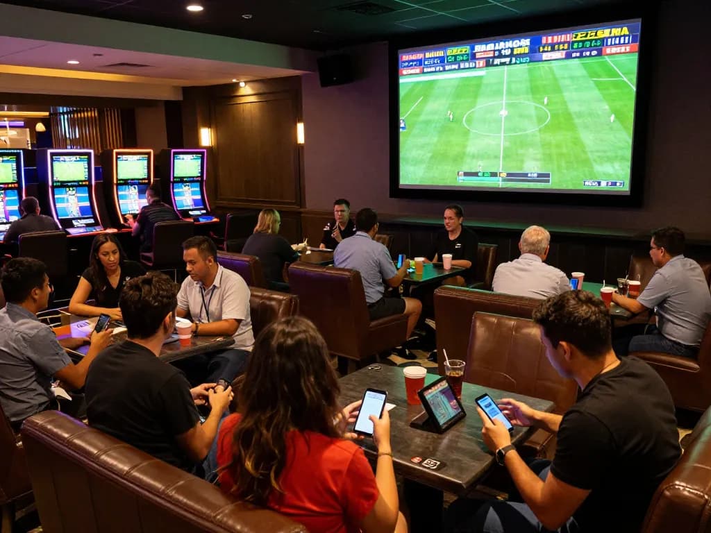 Tỷ Lệ Bóng Đá displayed on sports betting screens as enthusiasts engage in live betting activities