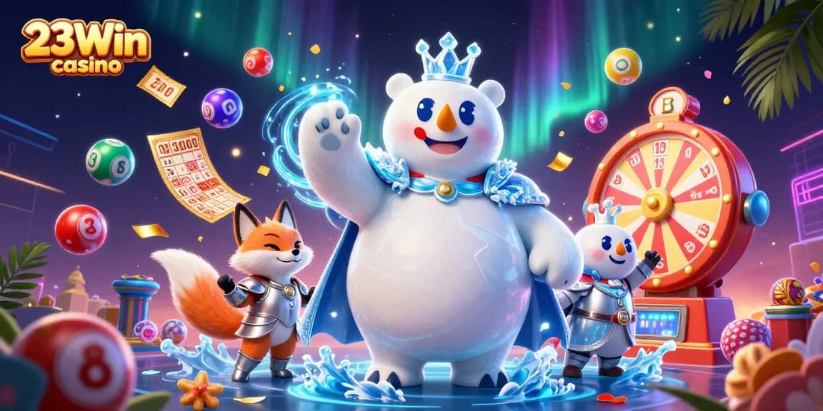 Experience excitement at 23Win casino with vibrant lottery elements and dynamic gameplay features.