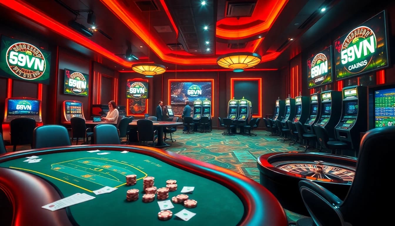 Experience excitement at 69VN with engaging online casino games and vibrant betting environments.