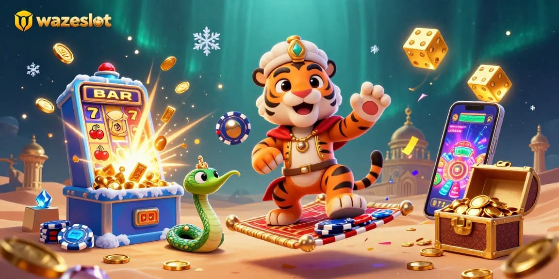 Play the thrilling games at Wazeslot and experience high win rates with excitement and vibrant visuals.