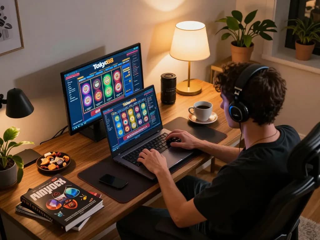 Rasakan permainan online tokyo88 dengan slot yang cerah dan pengaturan rumah yang nyaman