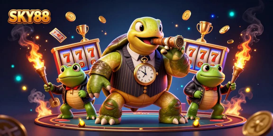 Engage with exhilarating SKY88 slot games, featuring vibrant 3D characters and dynamic jackpot elements.
