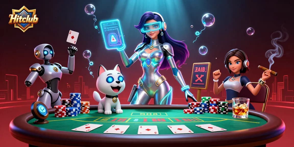 Hitclub offers thrilling poker experiences with holographic elements and engaging casino visuals
