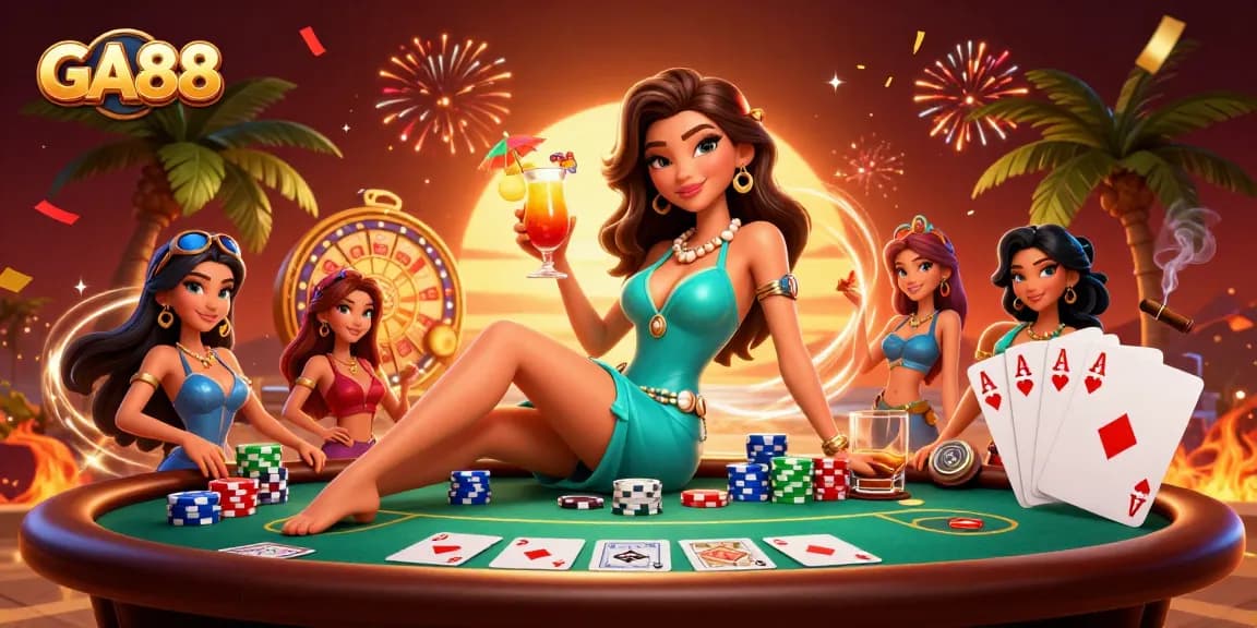 Play exciting games at GA88 with vibrant casino energy and stunning visuals