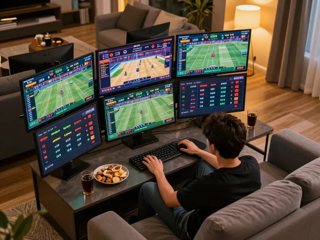 Engage in dynamic sports betting on Rik VIP with thrilling live odds and a cozy setup.