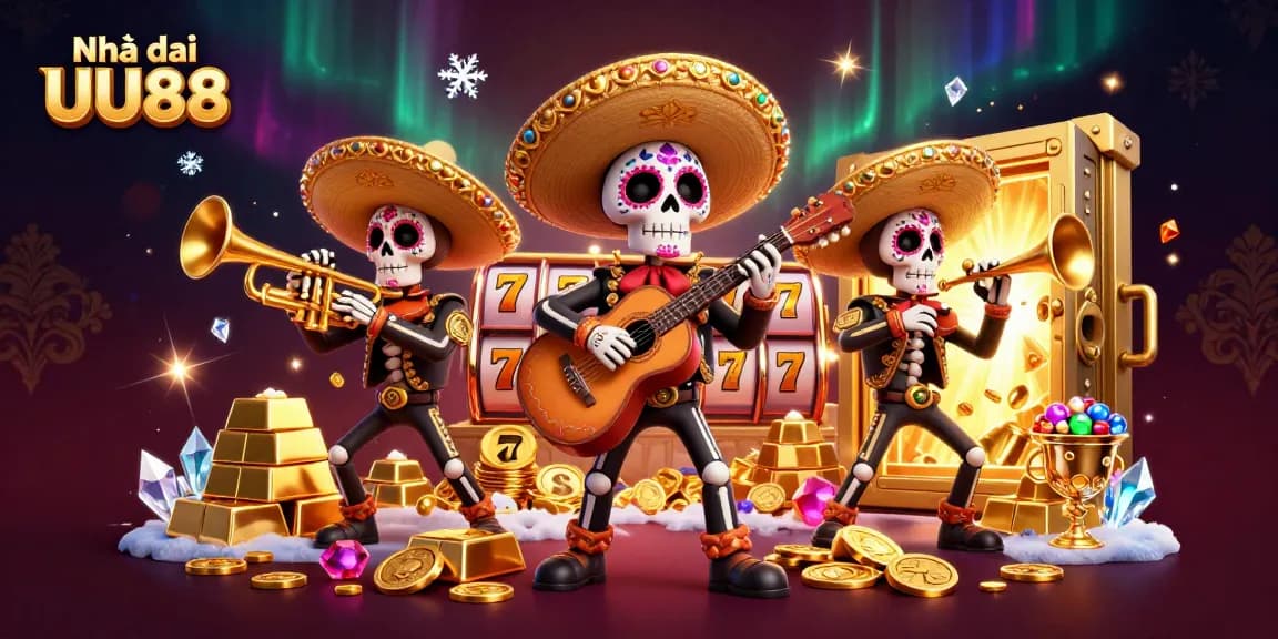Engage with Nhà cái UU88 and experience vibrant gaming excitement featuring a mariachi band.