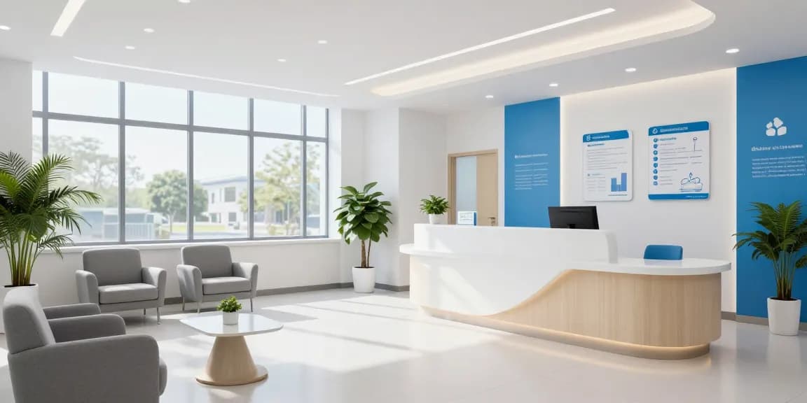 David Hoffmeister reviews in a medical clinic focused on compassionate patient care.