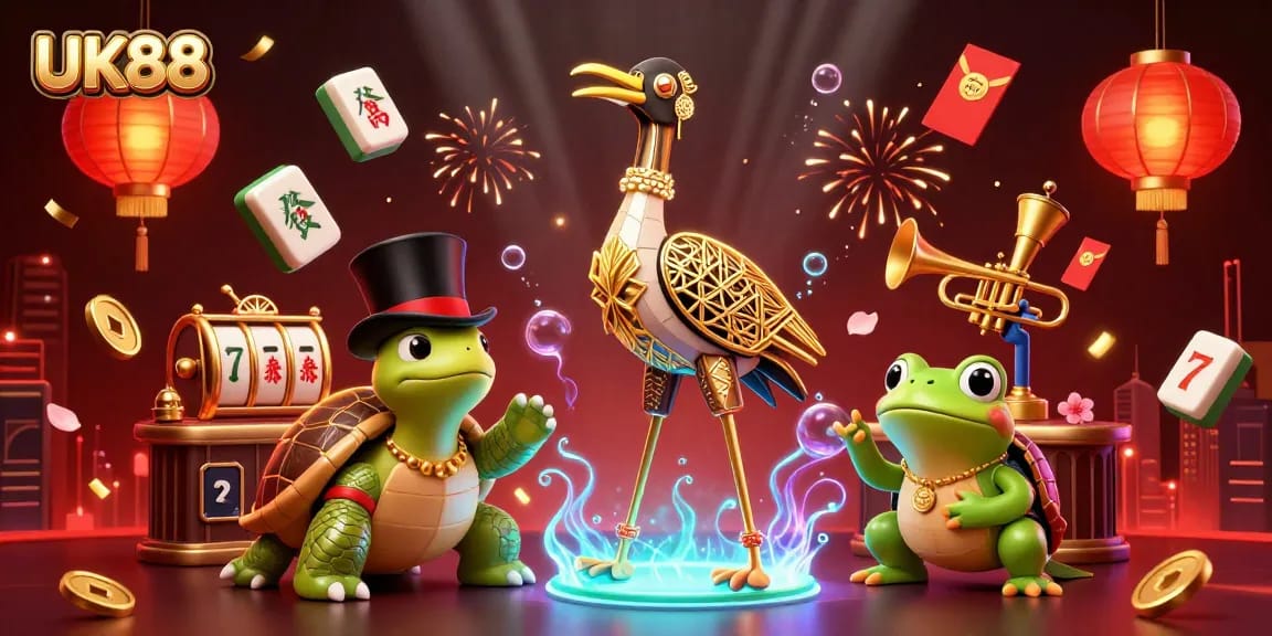 Play and win big with UK88's exciting casino adventures featuring unique characters.