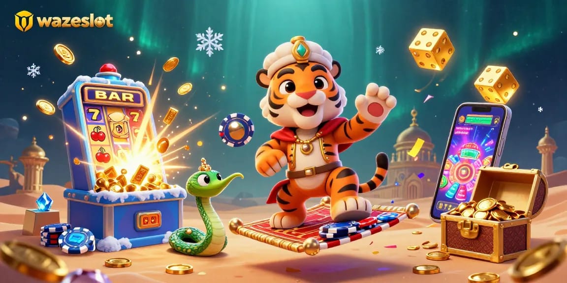 Play the thrilling games at Wazeslot and experience high win rates with excitement and vibrant visuals.
