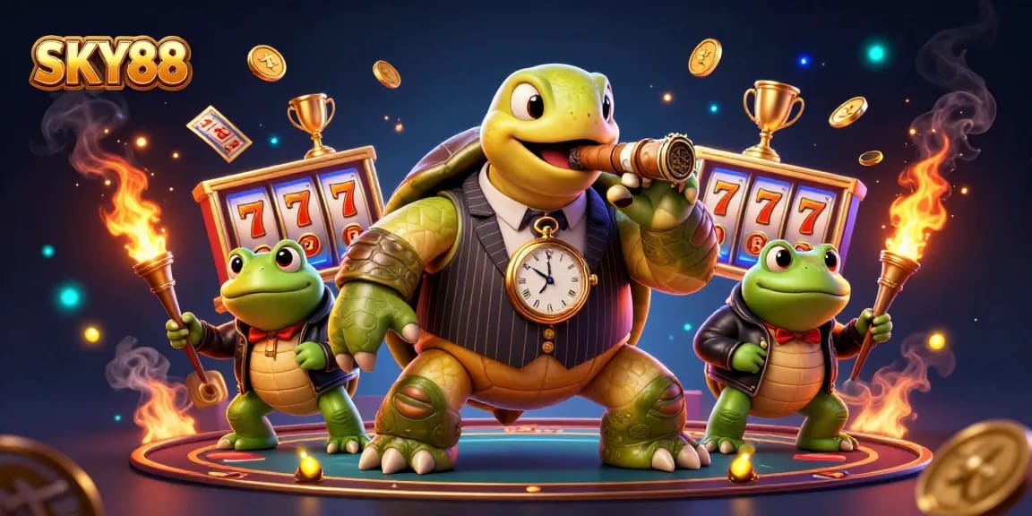 Engage with exhilarating SKY88 slot games, featuring vibrant 3D characters and dynamic jackpot elements.