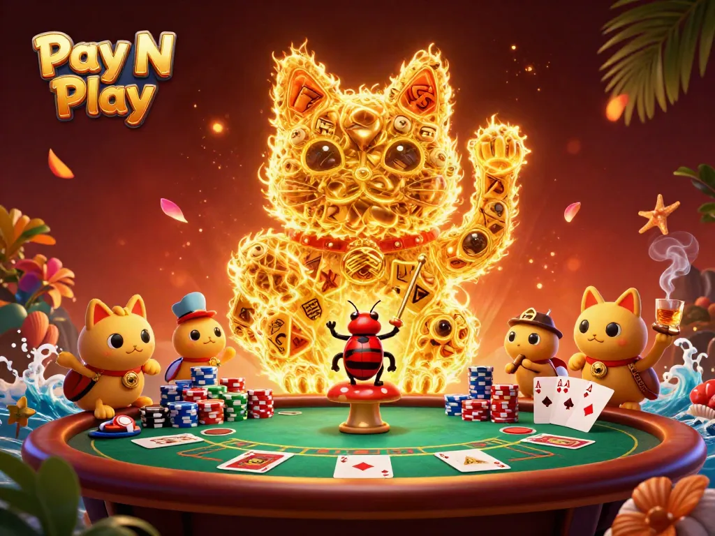 Pay N Play - Pelaa ja voita kasinoilla dynaamisessa 3D-havainnossa.