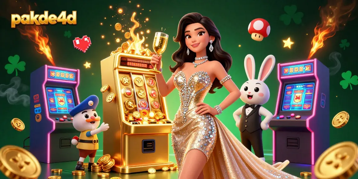 Experience the thrill of pakde4d's exclusive online lottery action with vibrant visuals and dynamic characters.