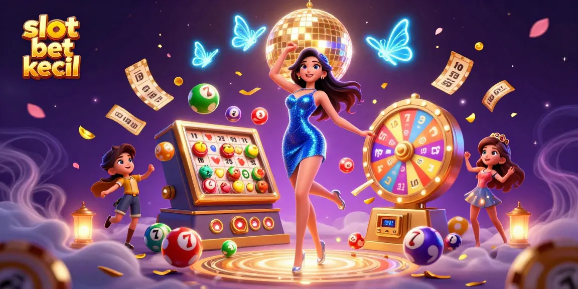 Engage in slot bet kecil excitement with a glamorous 3D scene full of vibrant casino elements.