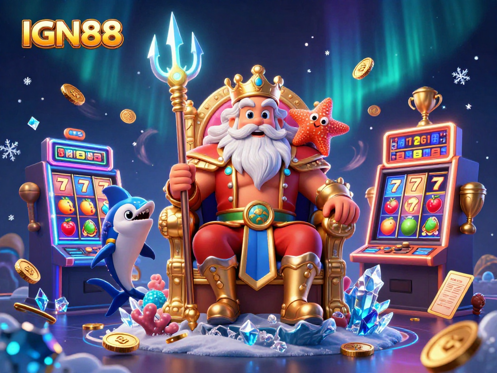 Experience the thrill of winning at IGN88 with vibrant slot machines and captivating 3D characters.
