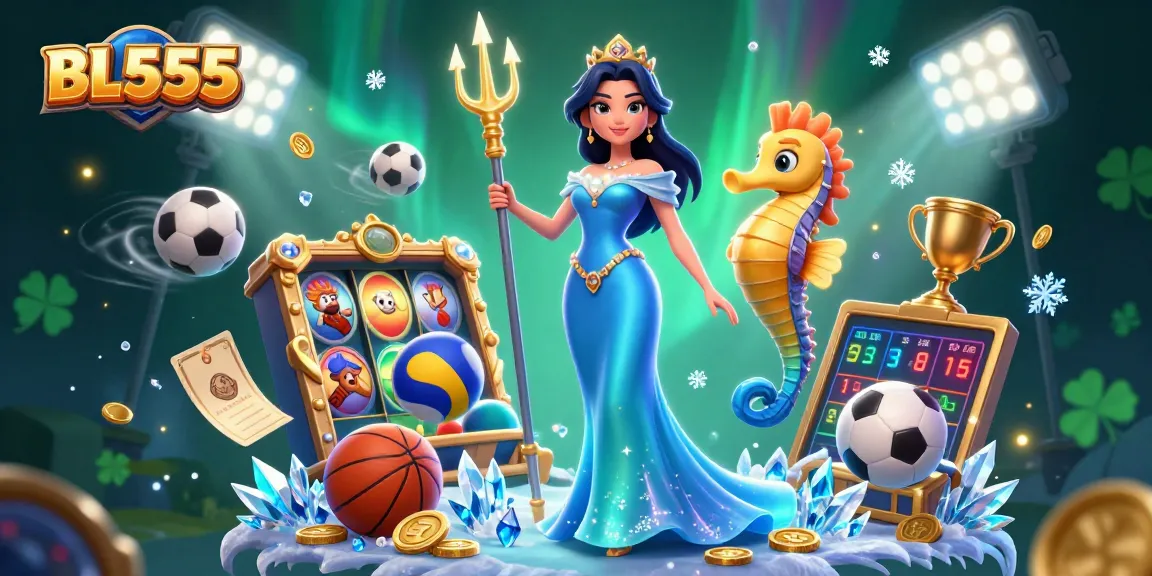Engage in thrilling gaming experiences with BL555's captivating underwater treasures and dynamic elements.