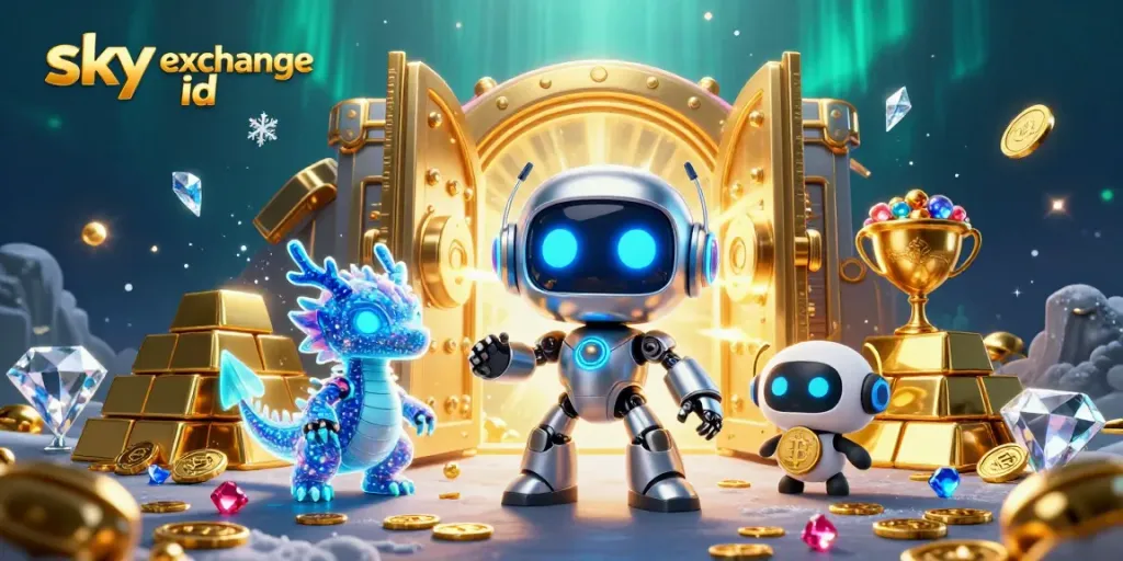 Experience winning strategies with your sky exchange id in this vibrant casino scene.