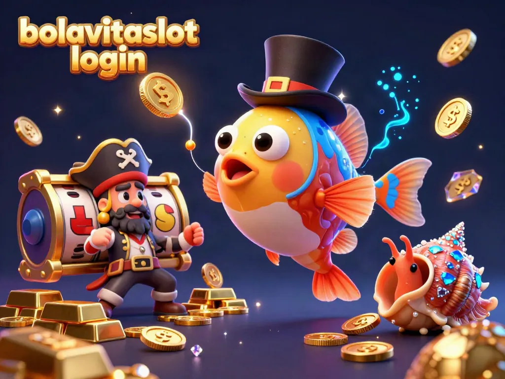 Engage with bolavitaslot login for exciting slot games featuring treasure-laden sea creatures and jackpot symbols.