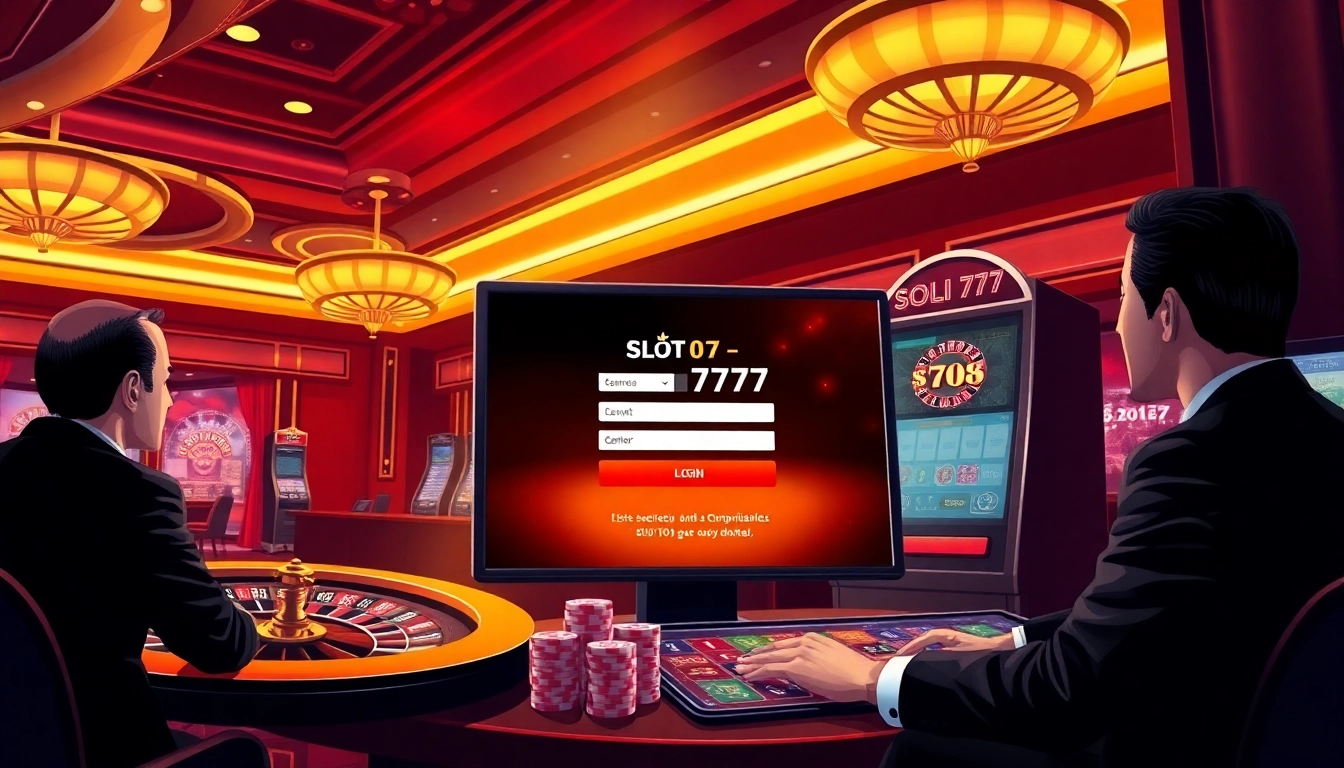 Experience the thrill of winning at slot777 login in a luxurious casino setting.