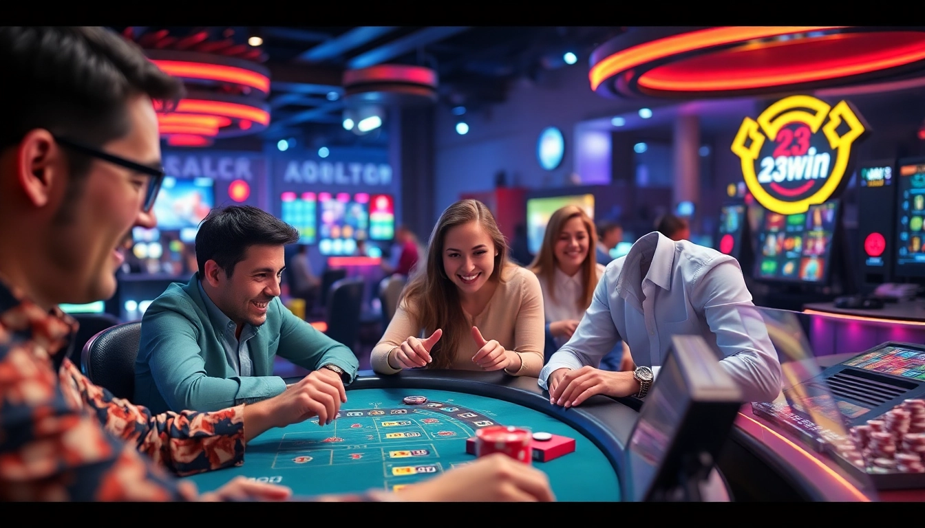 Exciting gaming experience at 23win with vibrant slots and table games.