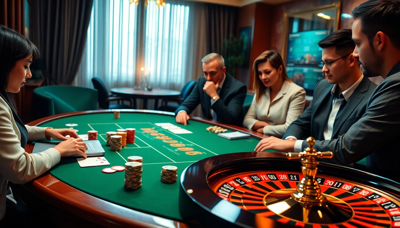 Engage with thrilling home bdjl gambling visuals featuring casino tables and interactive online gaming.