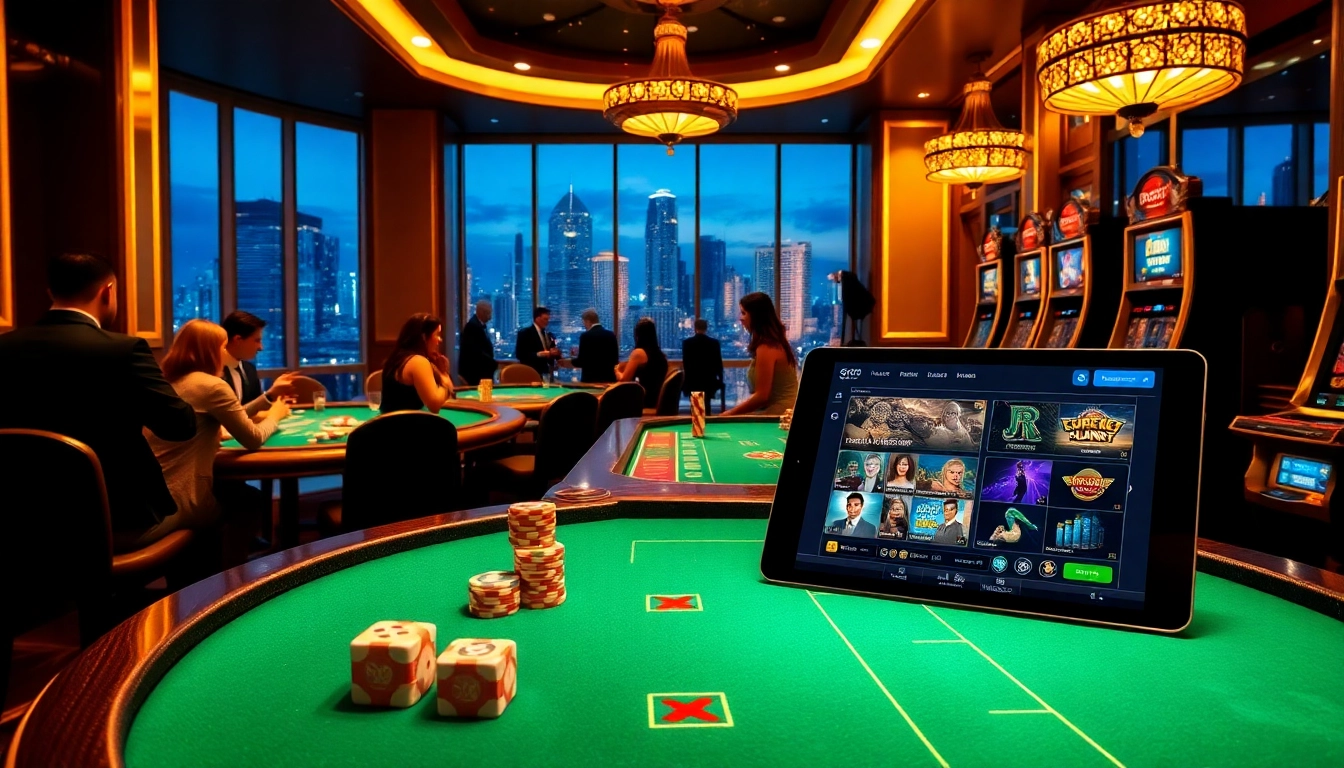 Exciting online gambling scene with modern interfaces at https://33win5.it.com/ featuring lively casino action.